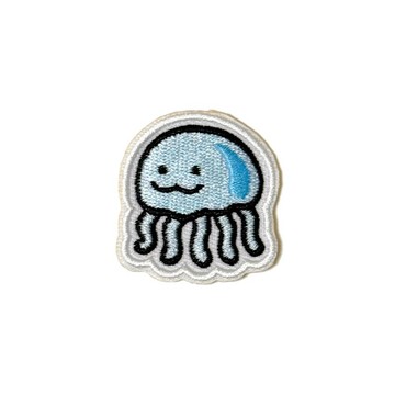 刺繡章(熨貼/魔術貼) | 海洋生物系列 | 水母