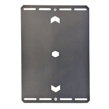 Campingmoon 柯曼 IGT系列 黑化一單位平鋁天板 CK-25BK-1P  36cm  黑色  36 x 25 x 1cm