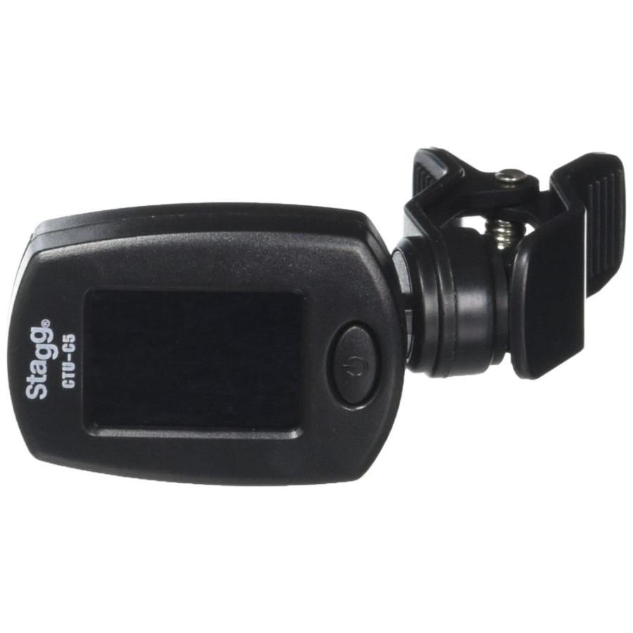 Stagg CTU-C5 BK Backlit Clip-On Chromatic Tuner