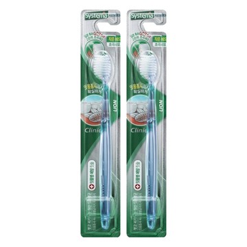 LION 獅王 Systema 細潔 細軟毛護齦牙刷 0.02mm極細刷毛  2個  1件