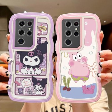 適用于三星S21+手機殼日韓女生galaxy s21保護套ins風可愛少女samsung個性軟硅膠s21ultra時尚庫洛米s21十潮