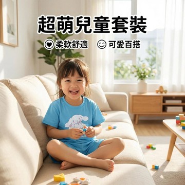Mini baby🌷現貨🌷女童套裝 短袖短褲 女寶寶 男童 夏季冰絲 可愛卡通 休閒運動 兩件套套裝