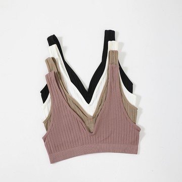 🚀虧本到貨🚀日本🇯🇵深V大碼無縫文胸衣女性感運動瑜伽裹胸美背睡眠內衣