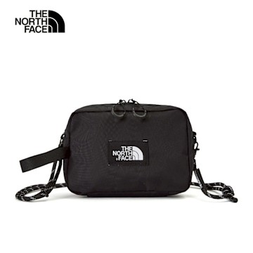 【The North Face 官方旗艦】北面男女款黑色休閒腰包｜8DJRKX7 斜背包