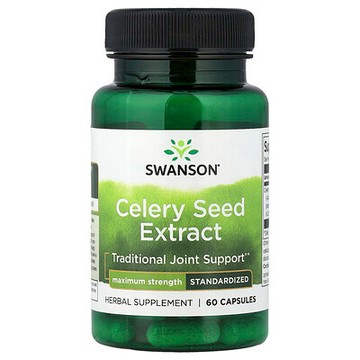 Swanson, 芹菜籽提取物，特強型，60 粒膠囊（每粒 150 毫克）