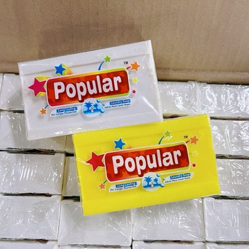 【快速出貨】Popular 洗衣去污皂 250g 印尼肥皂 泡辣去污皂 檸檬肥皂 椰子肥皂 泡辣洗衣皂 印尼香皂