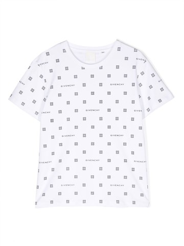 Givenchy Kids - logo-print cotton T-shirt - kids - Cotton - 6 - White