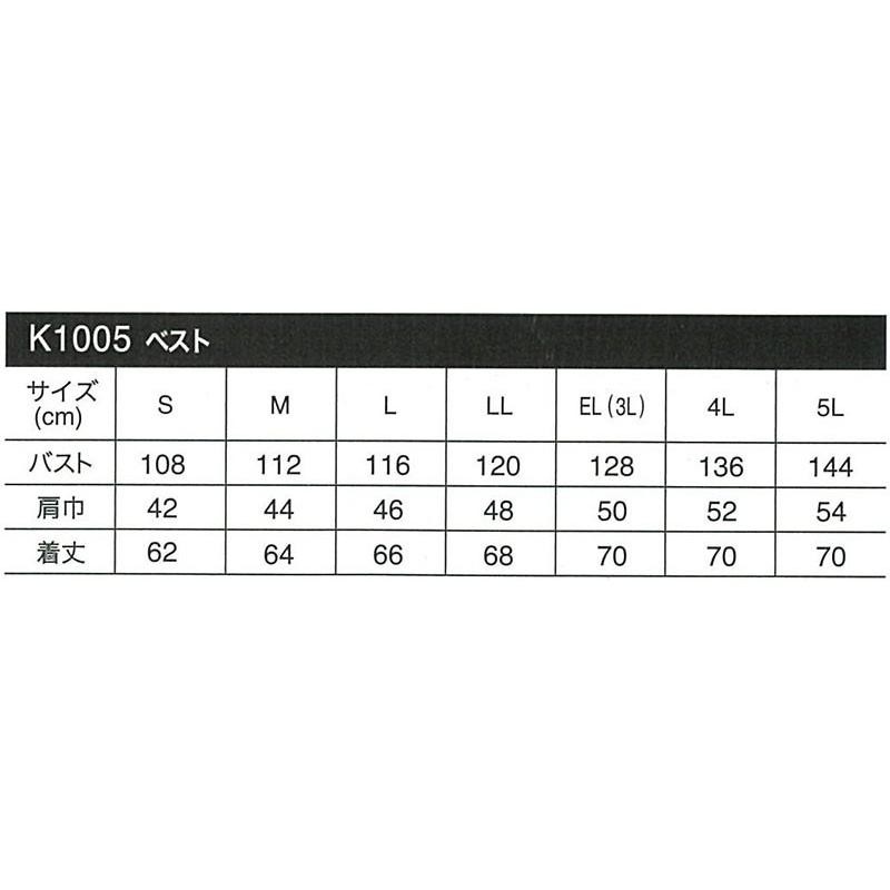 カンサイ 山本寛斎 空調風神服K1005 セット販売 LLサイズ+apple-en.jp