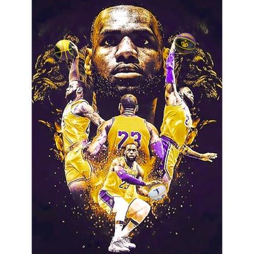 詹姆斯籃球簽名同款聯名23湖人刻字紀念限量版室外PU7號球