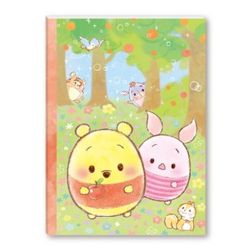 迪士尼Disney 雲朵系列 定頁筆記本 16K-維尼