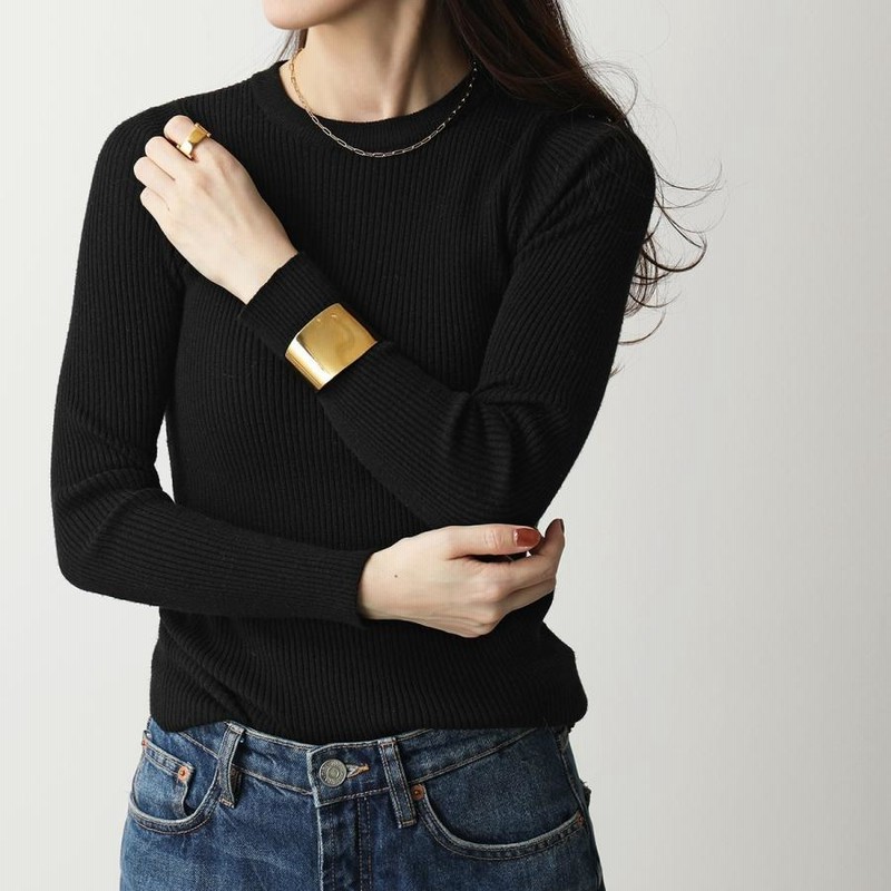 CELINE セリーヌ バングル Curved Cuff 46S766BRA.35OR