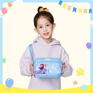【IMPACT】怡寶兒童包 | 迪士尼冰雪奇緣側背包-淡藍