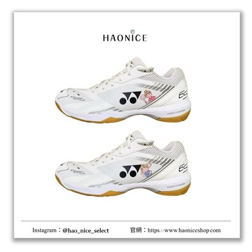 【HAO NICE】100%正品 YONEX 潮流精品惡作劇款 羽球拍運動鞋塗鴉 羽毛球鞋 布鞋