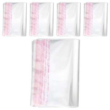 OPP自黏袋 花刀 有孔 平整切面 防爆  100張  5包