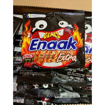 【地獄級卡滋】韓國🇰🇷Enaak 小雞麵 超辣脆麵餅乾 Level 3 火辣風味 28g