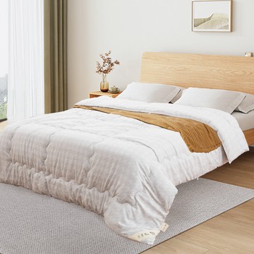 台灣製石墨烯恆溫羊毛被-單人5X7尺 / 石墨烯被 / 秋冬被 / 能量被 / 保暖厚被 / 被子被胎