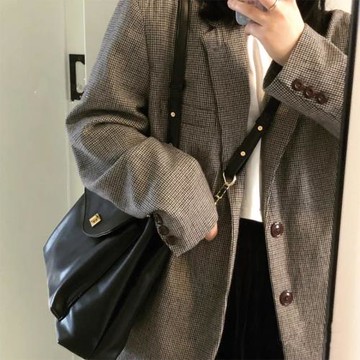百搭ins秋冬時尚單肩斜挎包包