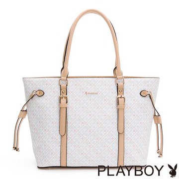 PLAYBOY - 托特包 Chic系列 - 卡其色