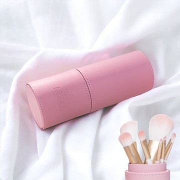 MEKO 粉白薔薇 化妝刷具收納筒 Z-042