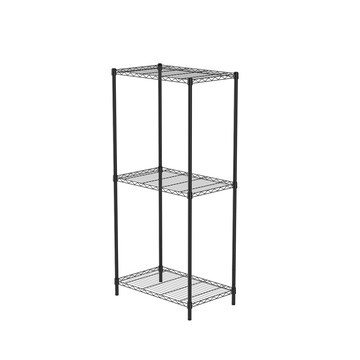 特力屋烤漆三層架寬75*深46*高160公分(黑)