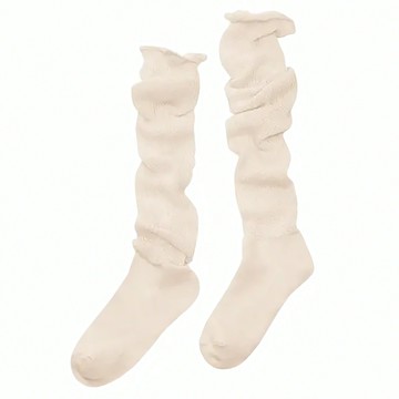COGIT BEAUTY 保暖泡泡襪 Set 1雙 均碼  米白色  22.5~24.5cm