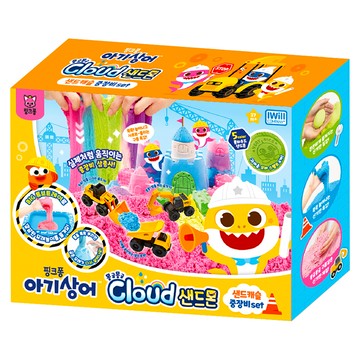 IWill COMPANY Pinkfong 鯊魚寶寶 雲朵沙怪 城堡工程車組  1組
