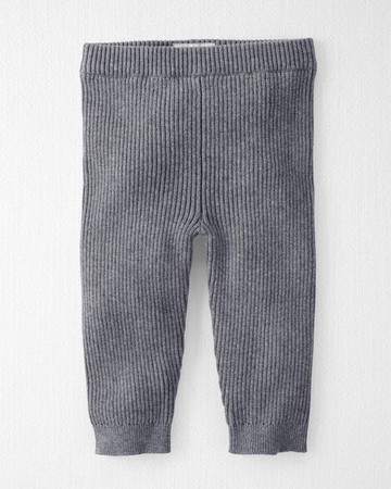 Baby Organic Cotton Ribbed Sweater Knit Pants
