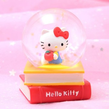 HELLO KITTY 平安 水晶球擺飾