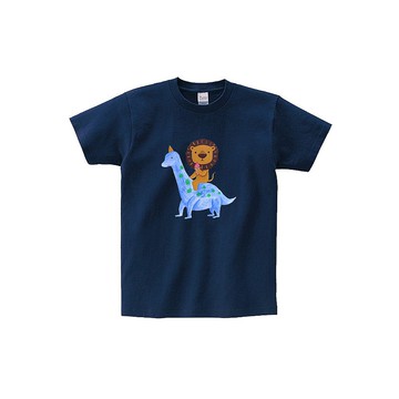 kami純棉中性T恤 | 大頭獅的恐龍