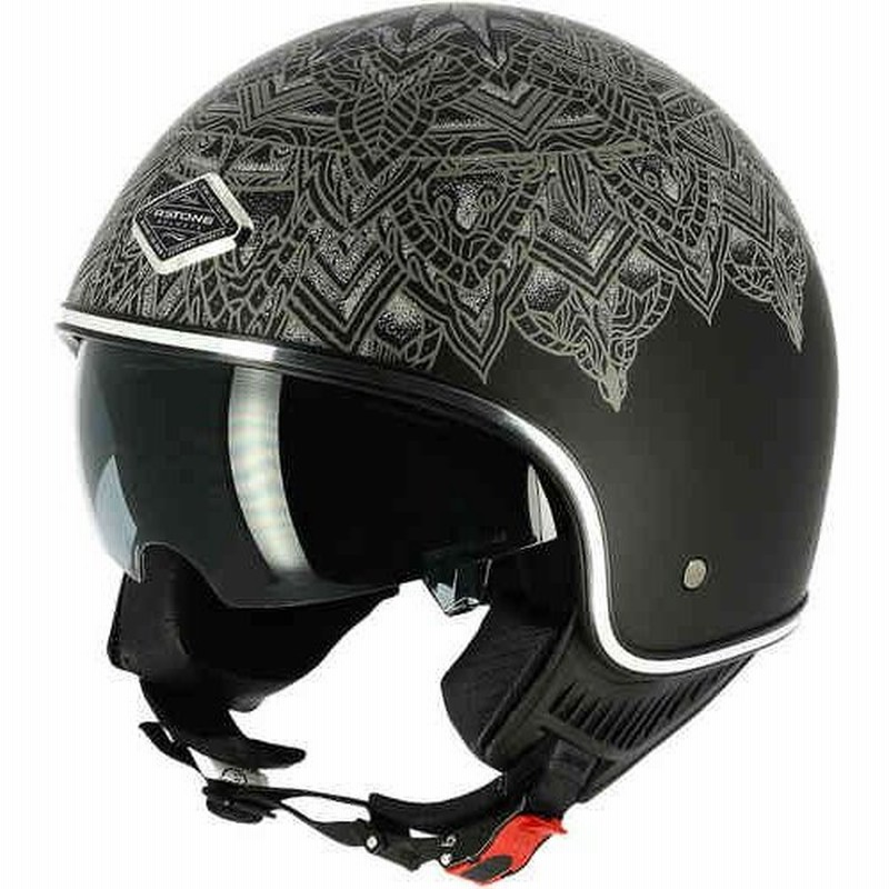 Astone アストーン Mandala ジェットヘルメット サンバイザー バイク ツーリングにも かっこいい 通販 Lineポイント最大0 5 Get Lineショッピング