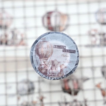 氣球嘉年華 亮面PET膠帶