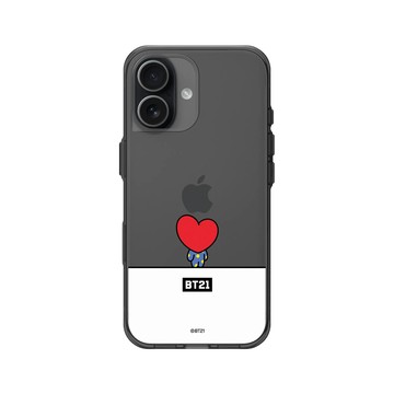 iPhone 17 Clear (相機按鈕) 酷墨灰 - BT21 - 猜猜是誰？ TATA
