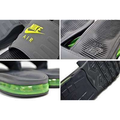 ナイキ エアマックス キャムデン スライド NIKE AIR MAX CAMDEN SLIDE anthracite/volt-dark grey  bq4626-001 サンダル イエローグラデ シャワー カムデン 95 | LINEブランドカタログ