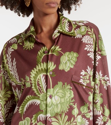 Etro Floral oversized shirt