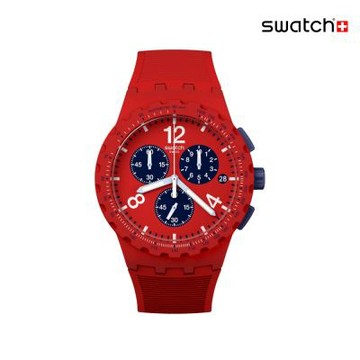 Swatch PRIMARILY RED 運動手錶/男錶/女錶/瑞士製造 SUSR407 (42mm)