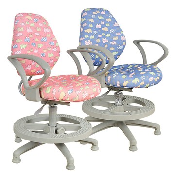 LOGIS邏爵~新守習扶手款兒童椅/成長椅 (二色) SS100F 粉紅+PPVH