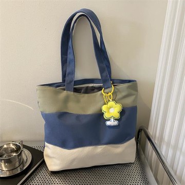 帆布包女夏單肩包托特斜挎包包手提布袋子2025年新款大學生大容量