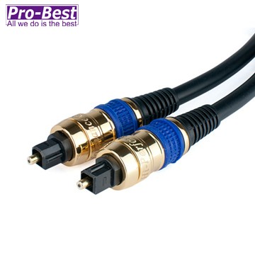 Pro-Best 影音光纖線6.0mm,黑色-2米