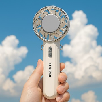 迷你手持風扇 冰敷降溫｜USB充電風扇推薦｜便攜可折疊風扇｜長效續航｜夏天戶外必備涼風神器