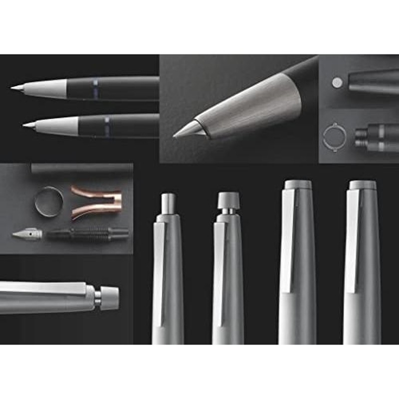 LAMY ラミー 万年筆 ペン先F(細字) 2000 プレミエ ステンレス L02-F