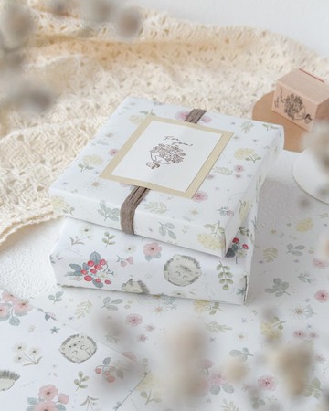 刺蝟尋找野莓 | A4 設計紙