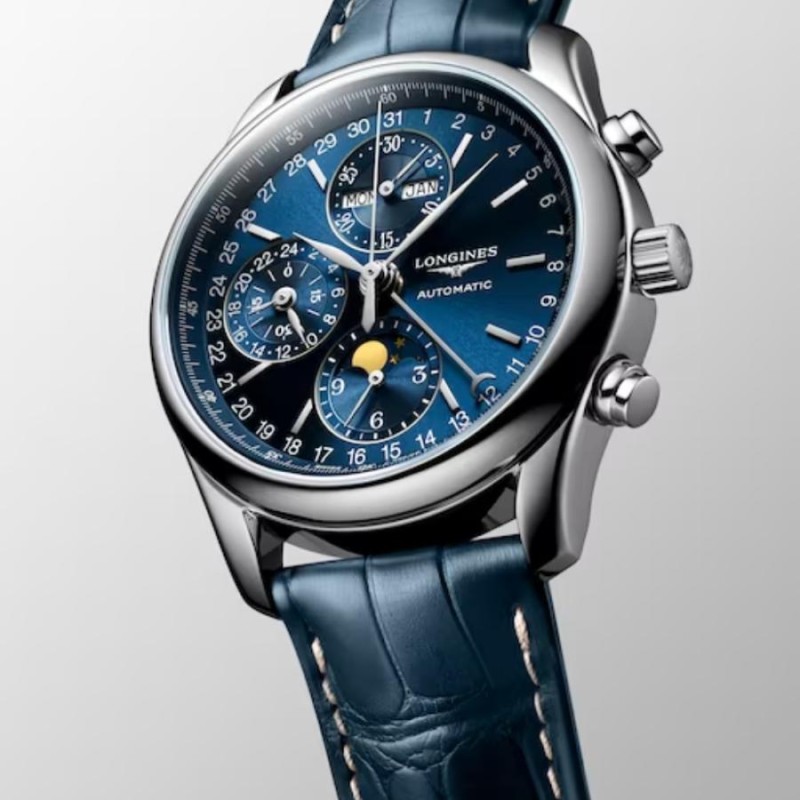 ロンジン 腕時計 メンズ マスターコレクション クロノグラフムーンフェイズ LONGINES L2.673.4.92.0(60回無金利ローン可) |  LINEショッピング