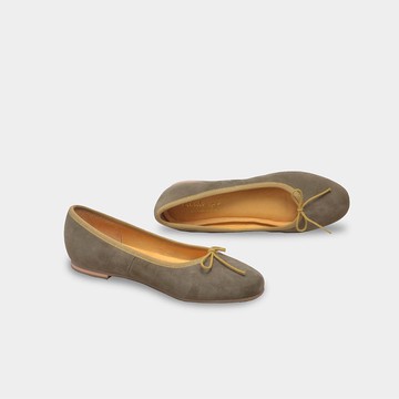 268 墨綠 不分左右腳娃娃鞋=