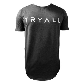 [台灣 Tryall] Challenger單導排汗機能衣 深空黑-XL