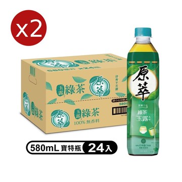 【原萃】玉露綠茶 寶特瓶x2箱(580mlx24入/箱)