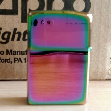 【現貨】美國 Zippo 打火機 正品  光譜幻彩鏡面拋光  (型號151)