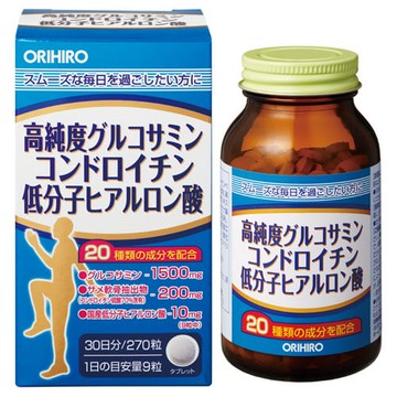ORIHIRO High Purity Glucosamine Chondroitin Low Molecular Weight Hyaluronic Acid