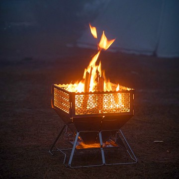 【免運/可開票】燒烤網 燒烤爐 烤魚爐 烤肉爐 燒烤爐折疊燒烤架便攜焚火臺戶外烤肉柴火爐露營圍爐煮茶