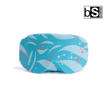 【紅利換購】BlackStrap Goggle Cover 護目鏡收納套 /Origami Glacier/印花水藍/單一尺寸/可用來擦拭鏡片/多色選擇