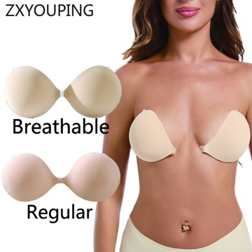 Zxyouping透氣網眼乳頭帶女文胸聚攏支撐小胸加厚婚禮吊襪帶專用